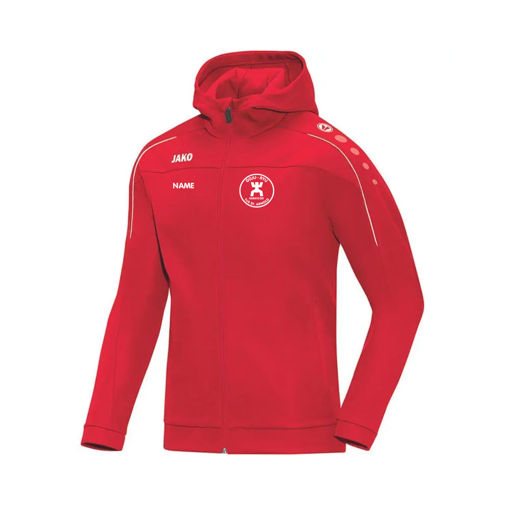 Trainingsjacke mit Kaputze