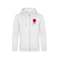 Zip Hoodie Weiß
